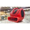 Image 2 : B-AIR VP-33 VENT POWER COMMERCIAL ELECTRIC CENTRIFUGAL RESTORATION AIR MOVER *COLOR RED*