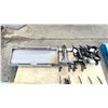 Image 2 : MIVA BLACK MINI EXCAVATOR GRASS RAKE ATTACHMENT, RIPPER CLAW ATTACHMENT, 2 ATTACHMENT PLATES, & 2