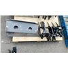 Image 2 : MIVA BLACK MINI EXCAVATOR GRASS RAKE ATTACHMENT, RIPPER CLAW ATTACHMENT, 2 ATTACHMENT PLATES, & 2
