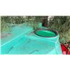 Image 2 : LARGE BLUE PLASTIC INDUSTRIAL LIQUID STORAGE TANK *MISSING LID*