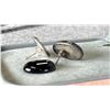 Image 2 : SILVER BLACK ONYX VINTAGE   EARRINGS, SUGGESTED RETAIL VALUE $160