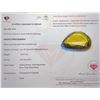 Image 1 : 10.85 CT CERTIFIED YELLOW SAPPHIRE GEMSTONE ($9,222 APPRAISAL) -