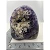 Image 1 : 4.5 X 4.1 INCH  AMETHYST CRYSTAL GEODE RETAIL $600