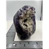 Image 2 : 4.5 X 4.1 INCH  AMETHYST CRYSTAL GEODE RETAIL $600