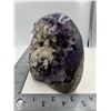 Image 3 : 4.5 X 4.1 INCH  AMETHYST CRYSTAL GEODE RETAIL $600
