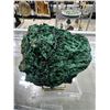 Image 2 : 3.3 x 3.1 INCH NATURAL VELVET MALACHITE
