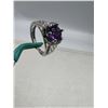Image 1 : BRAND NEW  GENUINE AMETHYST ADJUSTABLE RING