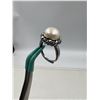Image 2 : BRAND NEW  GENUINE PEARL ADJUSTABLE RING