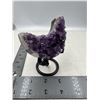 Image 2 : 3.6 INCH POLISHED AMETHYST MOON SHAPE