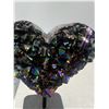 Image 5 : 4 x 3.2 INCH AMETHYST AURA HEART