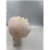 Image 5 : 10 INCH HAND CARVED PINK CALCITE LION