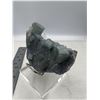 Image 3 : 4 INCH GREEN FLOURITE WITH CALCITE SPECIMEN