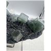 Image 6 : 4 INCH GREEN FLOURITE WITH CALCITE SPECIMEN
