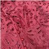 Image 4 : Dark Red Net and Lacy Blouse with full umbrella sleeves Size M