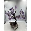 Image 3 : 14 X14 INCH  AMETHYST CRYSTAL TREE WITH AMETHYST BASE HANDMADE