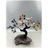 Image 3 : 7.5 X 7.5 INCH  7 CHRYSTAL CHAKRA BONSAI TREE HANDMADE