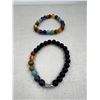 Image 1 : BRAND NEW CHAKRA BRACELET 8MM WITH GLASS AND CHAKRA 8MM