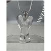 Image 2 : BRAND NEWV S925 SILVER CHAIN WITH CLEAR QUARTZ ANGEL PENDANT
