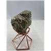 Image 4 : 2 X 2.4 INCH  OCTAHEDRAL PYRITE FORMATION WITH CALCITE