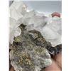 Image 4 : 4.5 X 3.7 CALCITE PYRITE CHIP FORMATION SPECIMEN
