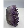 Image 4 : 2.8 X 1.7 INCH POLISHED AMETHYST GEODE WITH INCLUSIONS