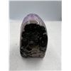 Image 7 : 2.8 X 1.7 INCH POLISHED AMETHYST GEODE WITH INCLUSIONS