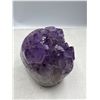 Image 2 : 2.7 X 2.4  INCH POLISHED AMETHYST GEODE WITH INCLUSIONS
