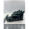 Image 5 : 6 X 3 INCH MOSE AGATE DRAGON SKULL