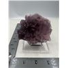 Image 1 : 3.2 x 2.9 INCH PURPLE FLUORITE SPECIMEN