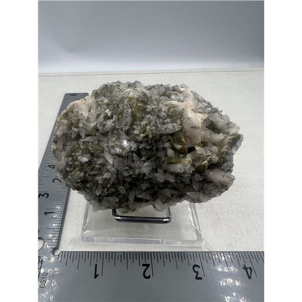 3.75 INCH  CALCITE WITH PYRITE SPECIMEN