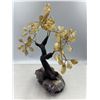 Image 3 : 8 x 7 INCH CITRINE  ( HEATED AMETHYST ) WITH AMETHYST BASE BONSAI CRYSTAL TREE HANDMADE