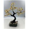 Image 4 : 8 x 7 INCH CITRINE  ( HEATED AMETHYST ) WITH AMETHYST BASE BONSAI CRYSTAL TREE HANDMADE