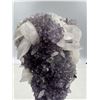 Image 6 : 8 X 3.3 INCH AMETHYST CLUSTER WITH CALCITE POINTS