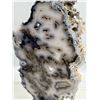 Image 10 : 7 INCH BLACK AND WHITE NATURAL FORMATION AGATE SLICE
