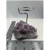 Image 1 : 3.7 X 2.7 INCH  AMETHYST ROUGH CLUSTER  DECORATION HOLDER
