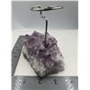 Image 5 : 3.7 X 2.7 INCH  AMETHYST ROUGH CLUSTER  DECORATION HOLDER