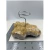 Image 4 : 5.6 X 4 INCH  CITRINE  ( HEATED AMETHYST )  CLUSTER DECORATION HOLDER ( HEATED AMETHYST )