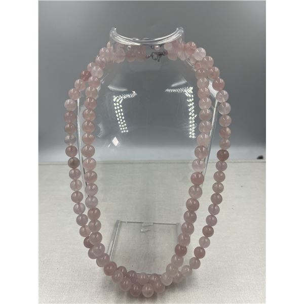 BRAND NEW 10 MM  ROSE QUARTZ NECKLACE 108 BEADS