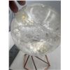 Image 4 : 75 MM LARGE CLEAR QUARTZ SPHERE WITH YELLOW INCULSION