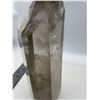 Image 5 : 6.7 X 2.3 INCH SMOKY QUARTZ TOWER WITH GREEN GARDEN INCULSION