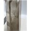 Image 6 : 6.7 X 2.3 INCH SMOKY QUARTZ TOWER WITH GREEN GARDEN INCULSION