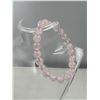 Image 2 : BRAND NEW 8 MM  ROSE QUARTZ BRACELET ELASTIC