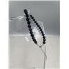 Image 2 : BRAND NEW 6 MM  FACETED BLACK TOURMALINE BRACELET
