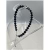 Image 3 : BRAND NEW 6 MM  FACETED BLACK TOURMALINE BRACELET