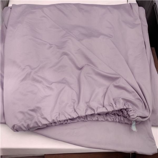 Lavender shade Mattress Cover for Twin bed