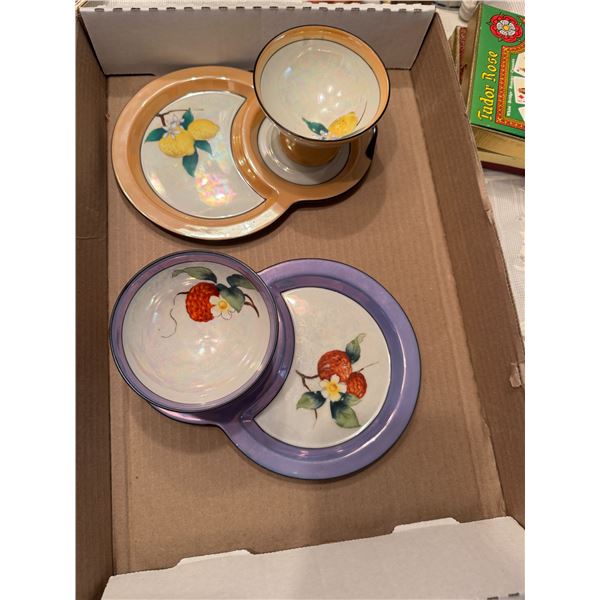 Noritak lunch plates and cups