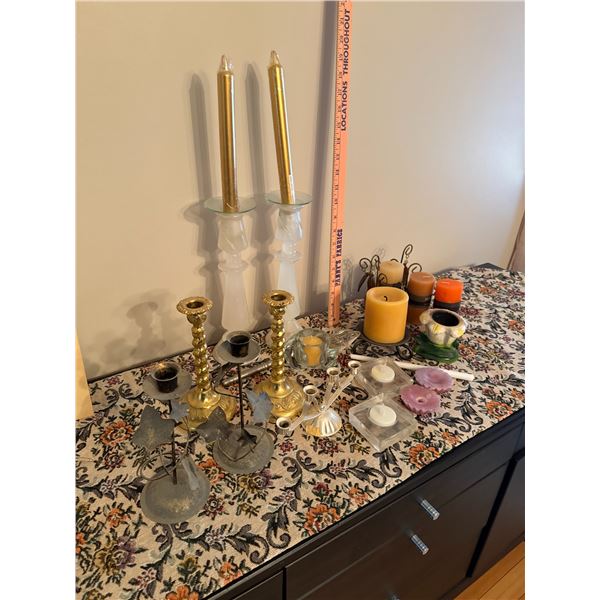 Candles and candle holders