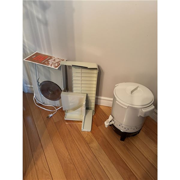 Meat Slicer and Coffee percolator