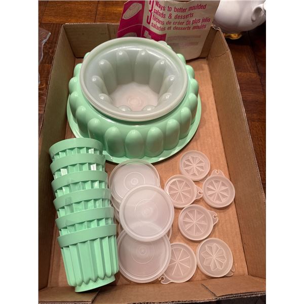 Vintage Tupperware small cups still have the plastic as new