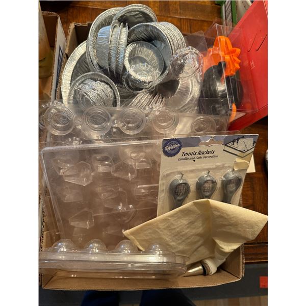 Chocolate molds and other baking items